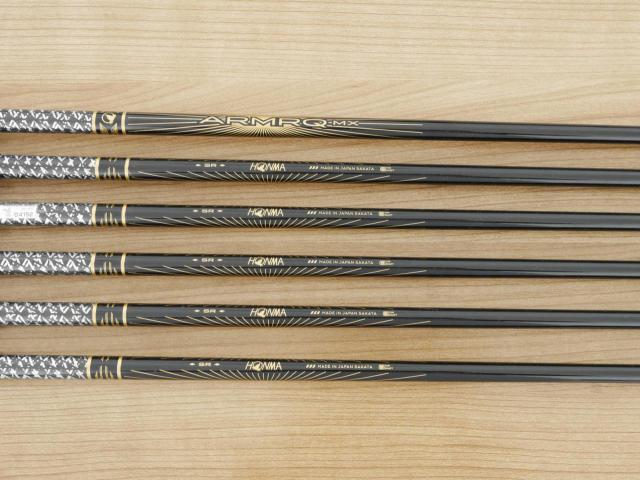 Iron set : Honma : ชุดเหล็ก Honma Beres Black Forged (ออกปี 2022 สวยมากๆ) มีเหล็ก 6-11 (6 ชิ้น เทียบเท่า 5-Pw) ก้าน ARMRQ MX Flex SR