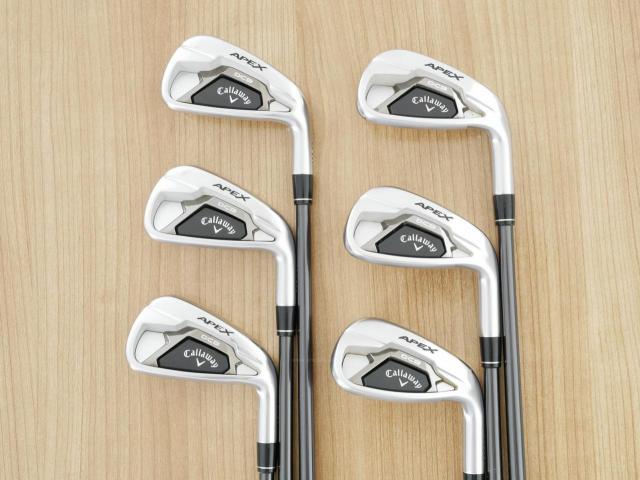 Iron set : Callaway : ชุดเหล็ก Callaway APEX DCB Forged (ปี 2022) มีเหล็ก 5-Pw (6 ชิ้น) ก้านกราไฟต์ Mitsubishi Diamana 55 Flex R