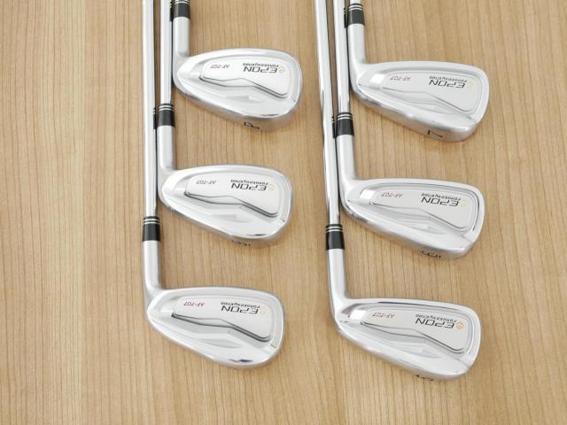 Iron set : Epon : ชุดเหล็ก EPON AF-707 Forged (รุ่นล่าสุด ปี 2024 ใบใหญ่ ตีง่าย ไกล) มีเหล็ก 5-Pw (6 ชิ้น) ก้านเหล็ก NS Pro 750 NEO Flex S