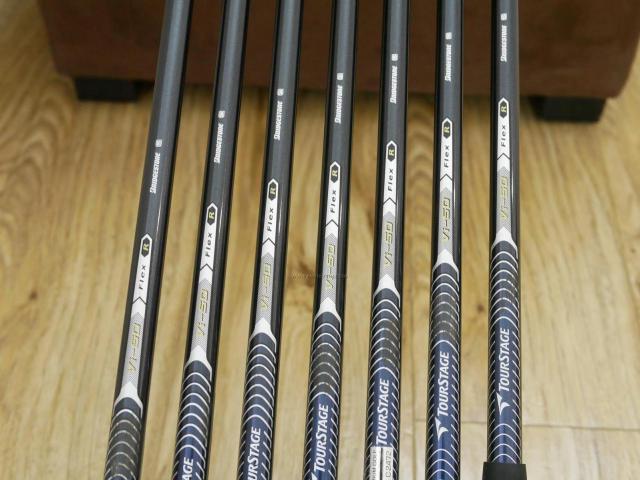 Iron set : Tourstage : ชุดเหล็ก Tourstage V300 III (Forged) มีเหล็ก 4-Pw (7 ชิ้น) ก้านกราไฟต์ Flex R