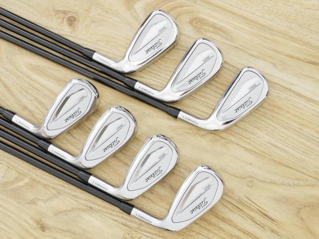 Iron set : Titleist : ชุดเหล็ก Titleist T350 Forged (รุ่นใหม่ล่าสุด ออกปี 2023) มีเหล็ก 6-Pw,48,53 (7 ชิ้น) ก้านกราไฟต์ Mitsubishi TENSEI AM2 Flex S
