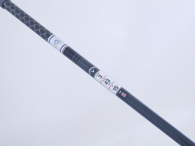 Fairway Wood : callaway : หัวไม้ 3 Callaway Paradym AI Smoke MAX (รุ่นปี 2024 Japan Spec.) Loft 15 ก้าน Mitsubishi TENSEI 50 Flex S