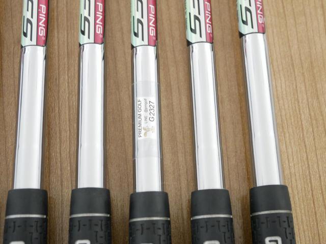 Iron set : Ping : ชุดเหล็ก Ping S55 มีเหล็ก 5-Pw (6 ชิ้น) ก้านเหล็ก Ping CFS Flex S