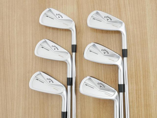 Iron set : Callaway : ชุดเหล็ก Callaway X Forged Star (ออกปี 2024) มีเหล็ก 5-Pw (6 ชิ้น) ก้านเหล็ก NS Pro Modus 105 Flex R