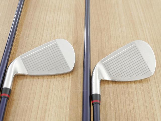 Iron set : Daiwa : ชุดเหล็ก Daiwa OnOff AKA (ออกปี 2021 หน้าเด้ง Maraging ยืดยุบได้ ตีง่าย นุ่ม ไกลมากๆ) มีเหล็ก 6-Pw,Aw,Sw (7 ชิ้น) ก้านกราไฟต์ Flex R