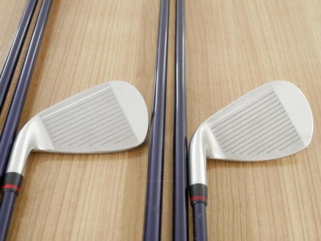 Iron set : Daiwa : ชุดเหล็ก Daiwa OnOff AKA (ออกปี 2021 หน้าเด้ง Maraging ยืดยุบได้ ตีง่าย นุ่ม ไกลมากๆ) มีเหล็ก 6-Pw,Aw,Sw (7 ชิ้น) ก้านกราไฟต์ Flex R