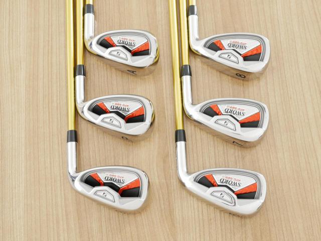 Iron set : Katana : ชุดเหล็ก Katana Sword ATC-589a (หน้าเด้ง) มีเหล็ก 6-Pw,Aw (6 ชิ้น) ก้านกราไฟต์ Fujikura Speeder 589 Flex SR
