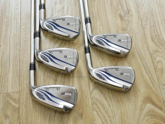 Iron set : Romaro : ชุดเหล็ก Romaro Ray Alpha Forged (รุ่นล่าสุด ปี 2020 ใบใหญ่ ตีไกลกว่าปกติมาก) มีเหล็ก 6-Pw (5 ชิ้น) ก้านเหล็ก NS Pro 750 Flex R
