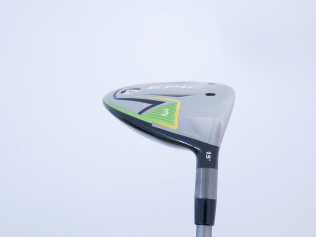 Fairway Wood : callaway : หัวไม้ 3 Callaway Epic Flash Star (รุ่นปี 2019) Loft 15 ก้าน Fujikura Speeder Evolution Flex SR