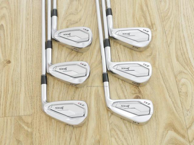 Iron set : Other Brand : ชุดเหล็ก Srixon ZX5 Forged (รุ่นใหม่ ปี 2021) มีเหล็ก 5-Pw (6 ชิ้น) ก้านเหล็ก NS Pro 950 DST Flex R