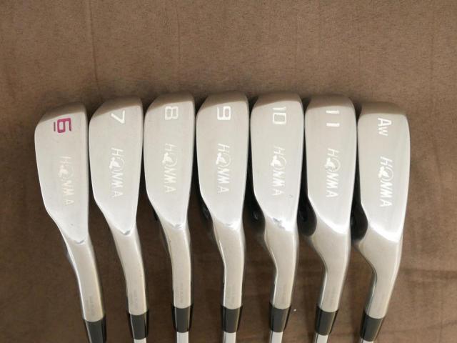 Iron set : Honma : ชุดเหล็ก Honma AMAZING Spec II (หน้าเด้ง โกงองศาสุดๆ ไกลที่สุด) มีเหล็ก 6-11,Aw (7 ชิ้น ระยะเทียบเท่า 5-Pw,Aw) ก้านเหล็ก NS Pro 950 Flex S