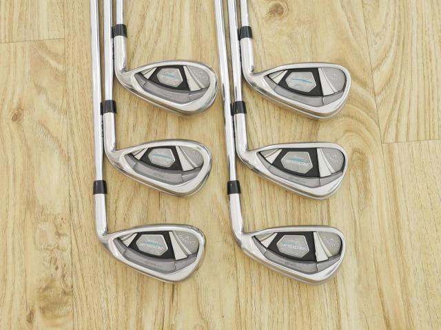 Iron set : Callaway : ชุดเหล็ก Callaway Rogue Star CF18 (ออกปี 2018 ตีง่าย ไกลมากๆ) มีเหล็ก 6-Pw,Aw (6 ชิ้น) ก้านเหล็ก NS Pro ZELOS 7 Flex S