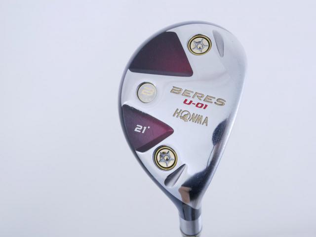 Fairway Wood : Honma : **ก้าน 4 ดาว** ไม้กระเทย Honma Beres U-01 Loft 21 ก้าน ARMRQ 6 (49) Flex S (4 ดาว)