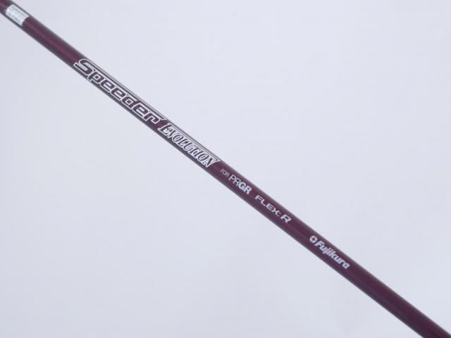 Fairway Wood : PRGR : ไม้กระเทย PRGR RS Red (รุ่นปี 2021) Loft 20 ก้านกราไฟต์ Fujikura Speeder Evolution Flex R