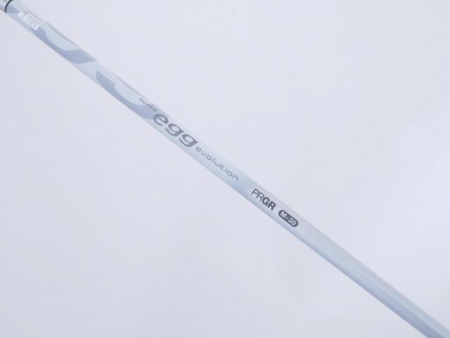 Lady club : All : ไม้กระเทย PRGR Super EGG Evolution (รุ่นล่าสุด ออกปี 2024 หน้าเด้งเกินกฏ ตีไกลมาก) Loft 23 Flex L (M-30)
