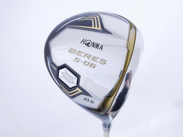 Driver : Honma : **มีบุบ ก้านสั้น** ไดรเวอร์ Honma Beres S-06 (รุ่นปี 2019) Loft 10.5 ก้าน ARMRQ X (47) Flex R (2 ดาว)