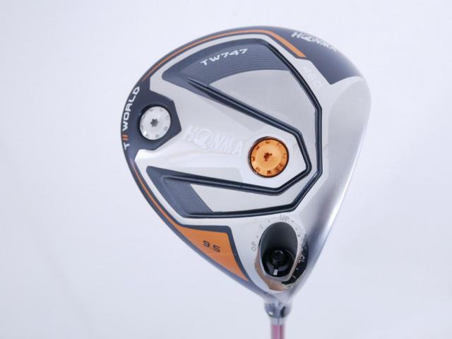 Driver : Honma : ไดรเวอร์ Honma Tour World TW747 460 (ออกปี 2019) Loft 9.5 ก้าน Honma Vizard FD-6 Flex S