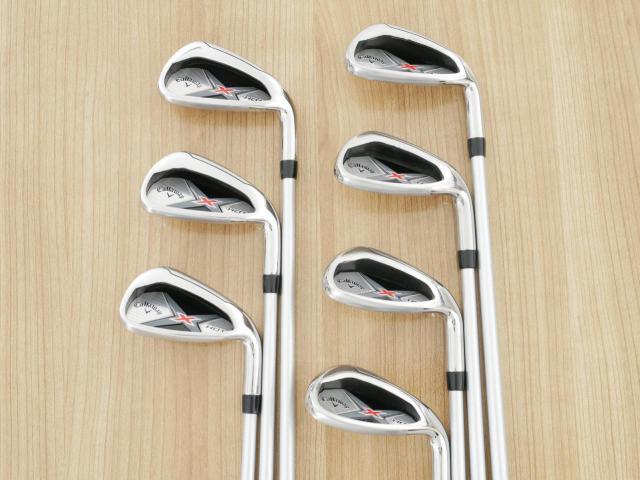 Iron set : Callaway : ชุดเหล็ก Callaway X Hot มีเหล็ก 6-Pw,Aw,Sw (7 ชิ้น) ก้านกราไฟต์ 50 Flex R