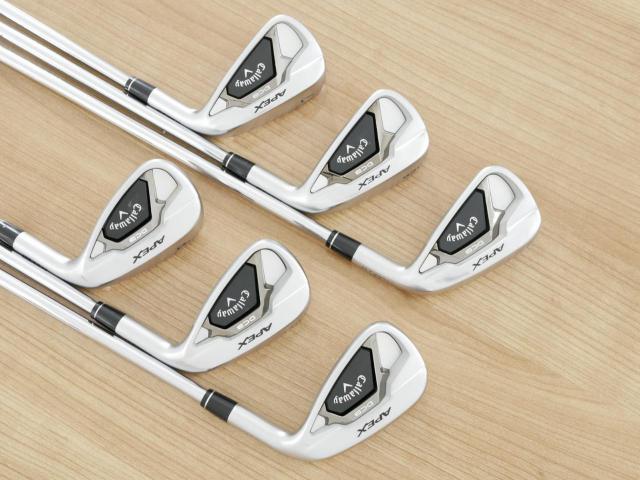 Iron set : Callaway : ชุดเหล็ก Callaway APEX DCB Forged (ปี 2022) มีเหล็ก 5-Pw (6 ชิ้น) ก้านเหล็ก NS Pro ZELOS 7 Flex S
