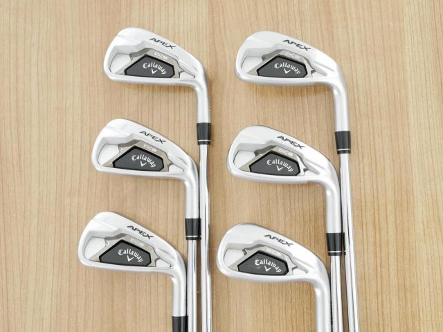Iron set : Callaway : ชุดเหล็ก Callaway APEX DCB Forged (ปี 2022) มีเหล็ก 5-Pw (6 ชิ้น) ก้านเหล็ก NS Pro ZELOS 7 Flex S