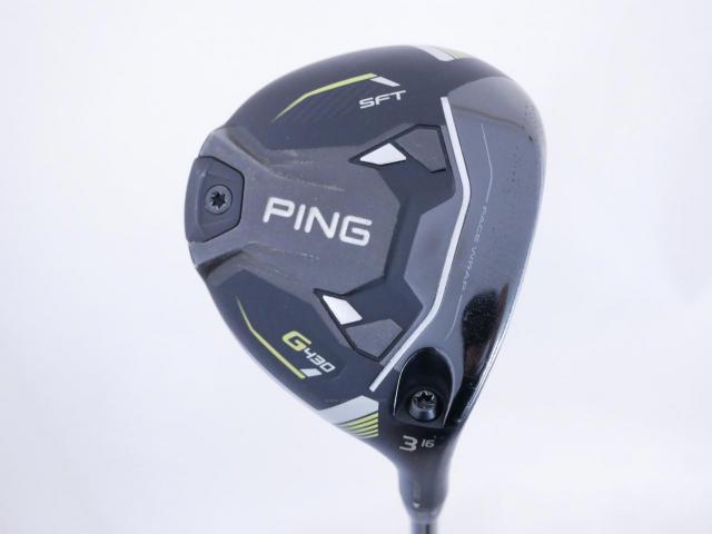 Fairway Wood : Ping : หัวไม้ 3 Ping G430 SFT (รุ่นปี 2023) Loft 16 ก้าน Ping Alta J CB Flex SR