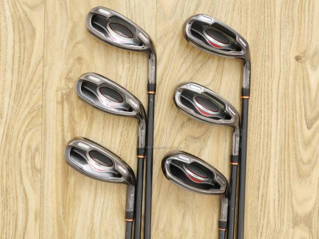 Iron set : Maruman : ชุดเหล็กกระเทย Maruman Shuttle i3000x มีเหล็ก 5-Pw (6 ชิ้น) ก้านกราไฟต์ Flex R