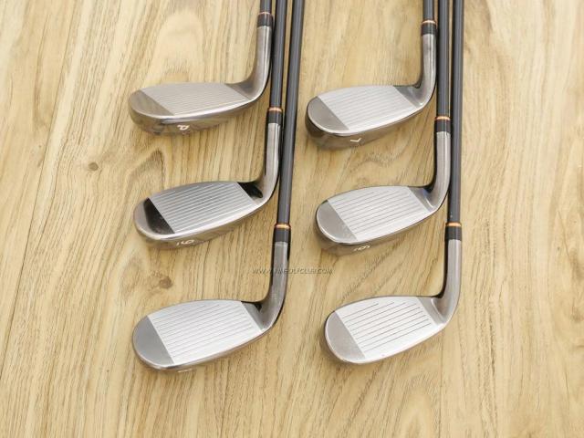 Iron set : Maruman : ชุดเหล็กกระเทย Maruman Shuttle i3000x มีเหล็ก 5-Pw (6 ชิ้น) ก้านกราไฟต์ Flex R