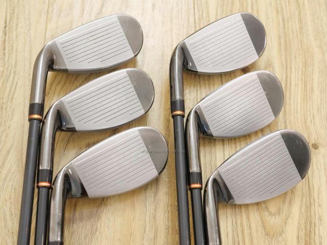 Iron set : Maruman : ชุดเหล็กกระเทย Maruman Shuttle i3000x มีเหล็ก 5-Pw (6 ชิ้น) ก้านกราไฟต์ Flex R