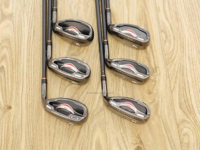 Iron set : Maruman : ชุดเหล็กกระเทย Maruman Shuttle i3000x มีเหล็ก 5-Pw (6 ชิ้น) ก้านกราไฟต์ Flex R