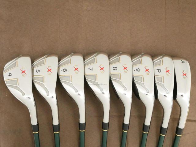 Iron set : Katana : ชุดเหล็กกระเทย Katana Snipe Iron LX-9 มีเหล็ก 4-Pw,Aw (8 ชิ้น) ก้านกราไฟต์ Flex R