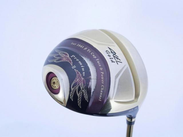 Driver : Tsuruya : Tsuruya AXEL Gold Premium II (รุ่นปี 2017 ตัวท๊อป หน้าเด้งสุดๆ COR 0.86 ของใหม่ 4 หมื่น) Loft 10.5 Flex S