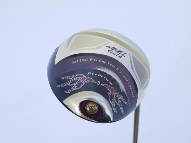 Driver : Tsuruya : Tsuruya AXEL Gold Premium II (รุ่นปี 2017 ตัวท๊อป หน้าเด้งสุดๆ COR 0.86 ของใหม่ 4 หมื่น) Loft 10.5 Flex S