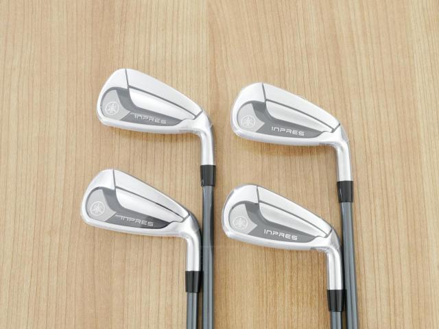 Iron set : Yamaha : **ของใหม่ ยังไม่แกะพลาสติก** ชุดเหล็ก Yamaha Inpres DriveStar Type D (รุ่นล่าสุด ปี 2025 ตีไกลที่สุด ไกลกว่าเหล็กทั่วไป 2 เบอร์ หน้าเด้งมากๆ) มีเหล็ก 7-Pw (4 ชิ้น) ก้านกราไฟต์ Fujikura Speeder NX M-425i Flex SR