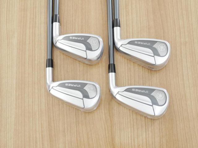 Iron set : Yamaha : **ของใหม่ ยังไม่แกะพลาสติก** ชุดเหล็ก Yamaha Inpres DriveStar Type D (รุ่นล่าสุด ปี 2025 ตีไกลที่สุด ไกลกว่าเหล็กทั่วไป 2 เบอร์ หน้าเด้งมากๆ) มีเหล็ก 7-Pw (4 ชิ้น) ก้านกราไฟต์ Fujikura Speeder NX M-425i Flex SR