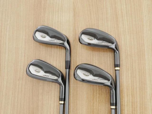 Iron set : Tsuruya : ชุดเหล็ก Tsuruya AXEL Gold Premium V (ออกปี 2023 ของใหม่ 7 หมื่นกว่าบาท หน้าเด้งสุดๆ ไกลสุดๆๆ) มีเหล็ก 7-Pw (4 ชิ้น) ก้านกราไฟต์ Flex R