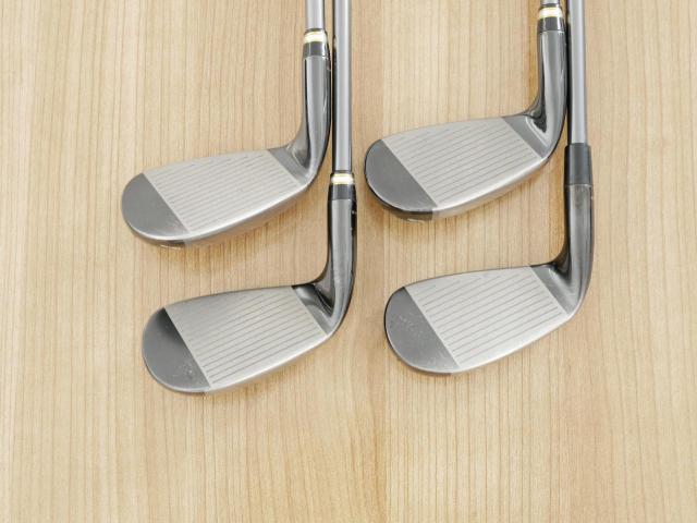Iron set : Tsuruya : ชุดเหล็ก Tsuruya AXEL Gold Premium V (ออกปี 2023 ของใหม่ 7 หมื่นกว่าบาท หน้าเด้งสุดๆ ไกลสุดๆๆ) มีเหล็ก 7-Pw (4 ชิ้น) ก้านกราไฟต์ Flex R