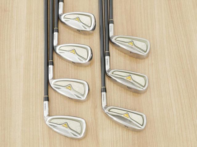 Iron set : Tsuruya : ชุดเหล็ก Tsuruya AXEL GX MM (หน้าเด้ง เบา อ่อน เหมาะกับซีเนียร์) มีเหล็ก 5-Pw,Aw (7 ชิ้น) ก้านกราไฟต์ FLex R