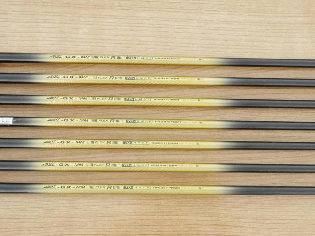 Iron set : Tsuruya : ชุดเหล็ก Tsuruya AXEL GX MM (หน้าเด้ง เบา อ่อน เหมาะกับซีเนียร์) มีเหล็ก 5-Pw,Aw (7 ชิ้น) ก้านกราไฟต์ FLex R