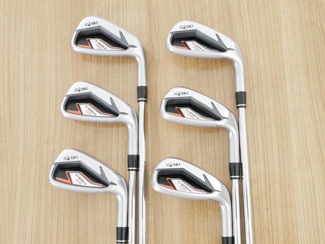 Iron set : Honma : ชุดเหล็ก Honma Tour World GS (ออกปี 2021 ใบใหญ่ ตีง่าย ไกล) มีเหล็ก 6-11 (6 ชิ้น) ก้านเหล็ก NS Pro 950 NEO Flex S