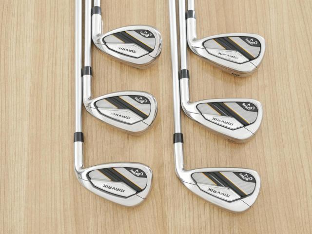 Iron set : Callaway : ชุดเหล็ก Callaway Mavrik (ปี 2020 ตีง่าย ไกลมากๆ) มีเหล็ก 6-Pw,Aw (6 ชิ้น) ก้านกราไฟต์ Mitsubishi Diamana 50 Flex S