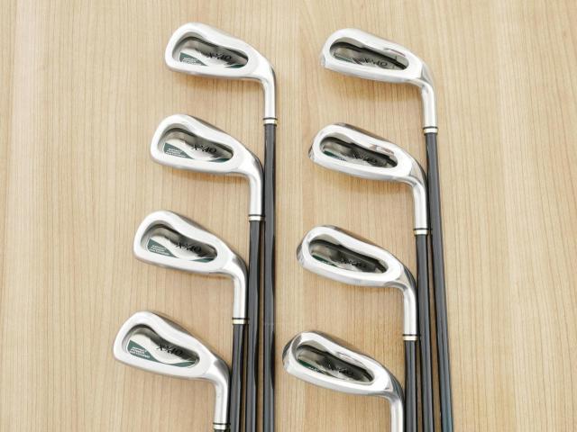Iron set : XXIO : ชุดเหล็ก XXIO Impact Power Matching 5 มีเหล็ก 5-Pw,Aw,Sw (8 ชิ้น) ก้านกราไฟต์ MP-400 Flex R