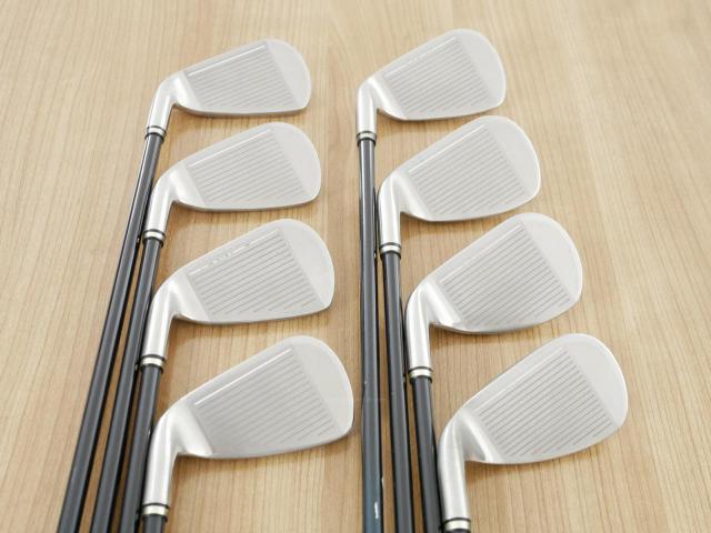 Iron set : XXIO : ชุดเหล็ก XXIO Impact Power Matching 5 มีเหล็ก 5-Pw,Aw,Sw (8 ชิ้น) ก้านกราไฟต์ MP-400 Flex R