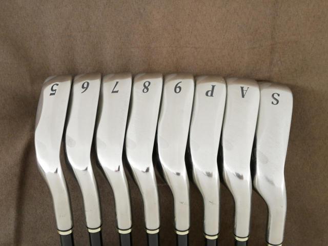 Iron set : XXIO : ชุดเหล็ก XXIO Impact Power Matching 5 มีเหล็ก 5-Pw,Aw,Sw (8 ชิ้น) ก้านกราไฟต์ MP-400 Flex R