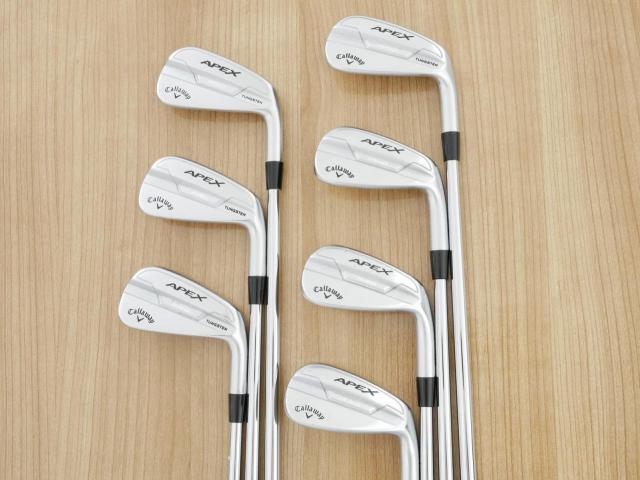 Iron set : Callaway : ชุดเหล็ก Callaway APEX Pro Forged (ออกปี 2022) มีเหล็ก 4-Pw (7 ชิ้น) ก้านเหล็ก Project X 5.5 Flex S