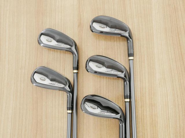 Iron set : Tsuruya : ชุดเหล็ก Tsuruya AXEL Gold Premium V (ออกปี 2023 ของใหม่ 7 หมื่นกว่าบาท หน้าเด้งสุดๆ ไกลสุดๆๆ) มีเหล็ก 7-Pw,Aw (5 ชิ้น) ก้านกราไฟต์ Flex R