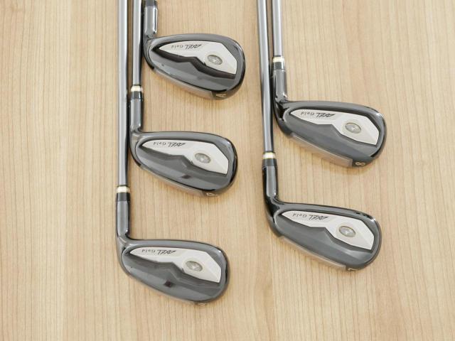 Iron set : Tsuruya : ชุดเหล็ก Tsuruya AXEL Gold Premium V (ออกปี 2023 ของใหม่ 7 หมื่นกว่าบาท หน้าเด้งสุดๆ ไกลสุดๆๆ) มีเหล็ก 7-Pw,Aw (5 ชิ้น) ก้านกราไฟต์ Flex R