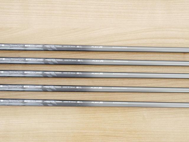 Iron set : Tsuruya : ชุดเหล็ก Tsuruya AXEL Gold Premium V (ออกปี 2023 ของใหม่ 7 หมื่นกว่าบาท หน้าเด้งสุดๆ ไกลสุดๆๆ) มีเหล็ก 7-Pw,Aw (5 ชิ้น) ก้านกราไฟต์ Flex R