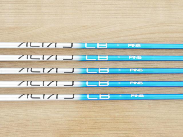 Iron set : Ping : **ของใหม่ ยังไม่แกะพลาสติก** ชุดเหล็ก Ping G730 (รุ่นล่าสุด ปี 2024 Japan Spec. ใบใหญ่ ง่ายที่สุด ไกลที่สุดของ Ping) มีเหล็ก 6-Pw (5 ชิ้น) ก้านกราไฟต์ Ping ALTA J CB Flex S