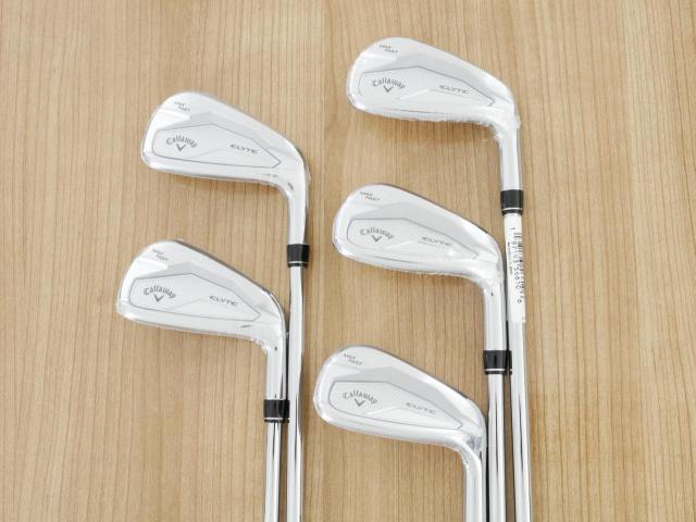 Iron set : Callaway : **ของใหม่ ยังไม่แกะพลาสติก** ชุดเหล็ก Callaway ELYTE Max Fast (ออกปี 2025 ตีง่ายมาก ไกล Japan Spec.) มีเหล็ก 6-Pw (5 ชิ้น) ก้านเหล็ก NS Pro ZELOS 7 Flex R