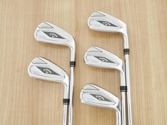 Iron set : Callaway : ชุดเหล็ก Callaway Paradym Ai Smoke Max Fast (ออกปี 2024 ตีง่ายมาก ไกล Japan Spec.) มีเหล็ก 6-Pw (5 ชิ้น) ก้านเหล็ก NS Pro 850 NEO Flex S
